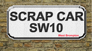 scrap car West Brompton